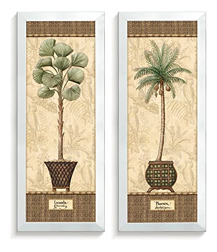 Kit 2 Quadros decorativo Banheiro Toalete Lavabo jarro Cor:branco