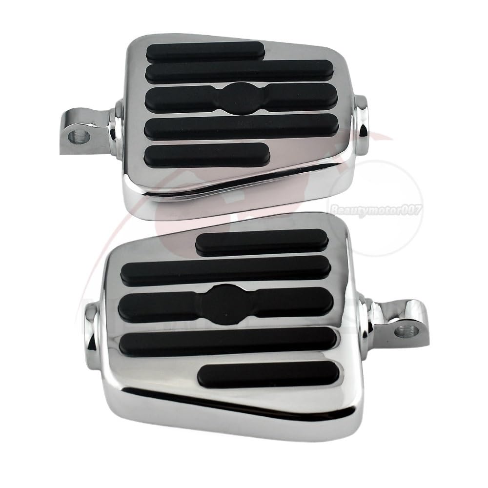 Repose-pieds Universels Moto 32mm (1.25") | Avant/arrière, Caoutchouc Antidérapant | Pour Harley Iron, XL 883, Dyna - 11