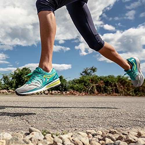 Saucony Women's Hurricane ISO 2 Running Shoe, Blue/Silver/Citron, 5 M US | Image 5