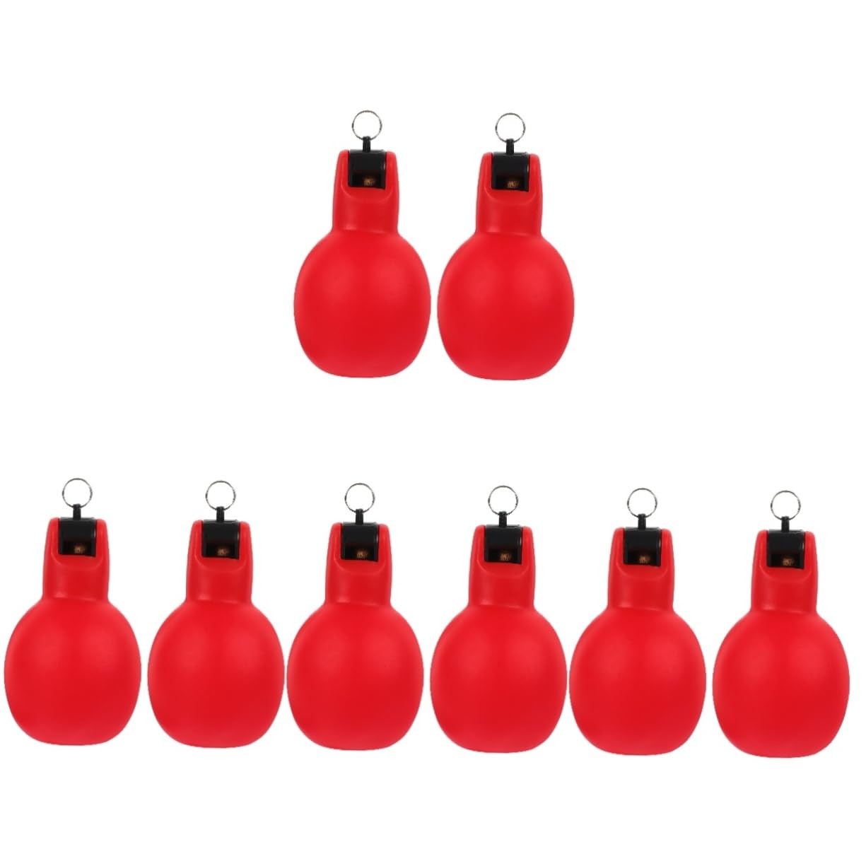 BESPORTBLE Sifflet Extérieur Sifflet pour Les Enseignants Sifflets Sifflet De Randonnée Coup De Sifflet pour Les Entraîneurs Sifflet Multifonction Sifflet pour Le Camping PVC Rouge