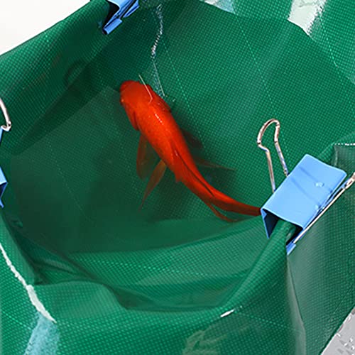 Bâche plastique robuste imperméable verte avec œillets 5x6m pour bâche camping - 3