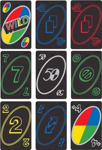UNO Premium 50th Anniversary Edition Matching Card Game Featuring Commemorative Coin & 112 Cards, Game Night, Kids & Collectors Gift Ages 7 Years & Older – Bild 7