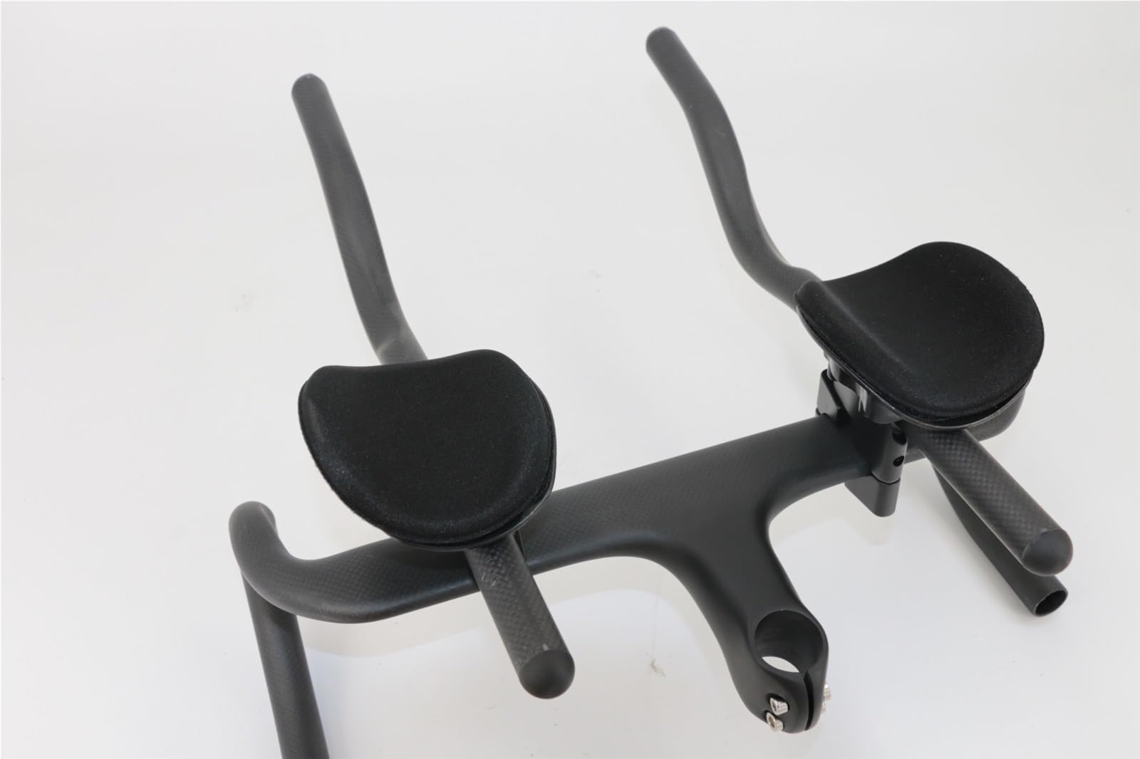 Speziell Geformter Carbon-Fahrradlenker Mit Klemme | 3K-Vollcarbon-Lenker for Straßen-(Matt finish)