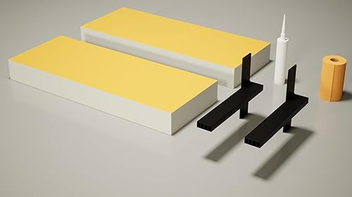 Miniatura 7 de Kit de banco de ducha flotante con Schluter Kerdi - Original Shower Bench Bracket (14x48)