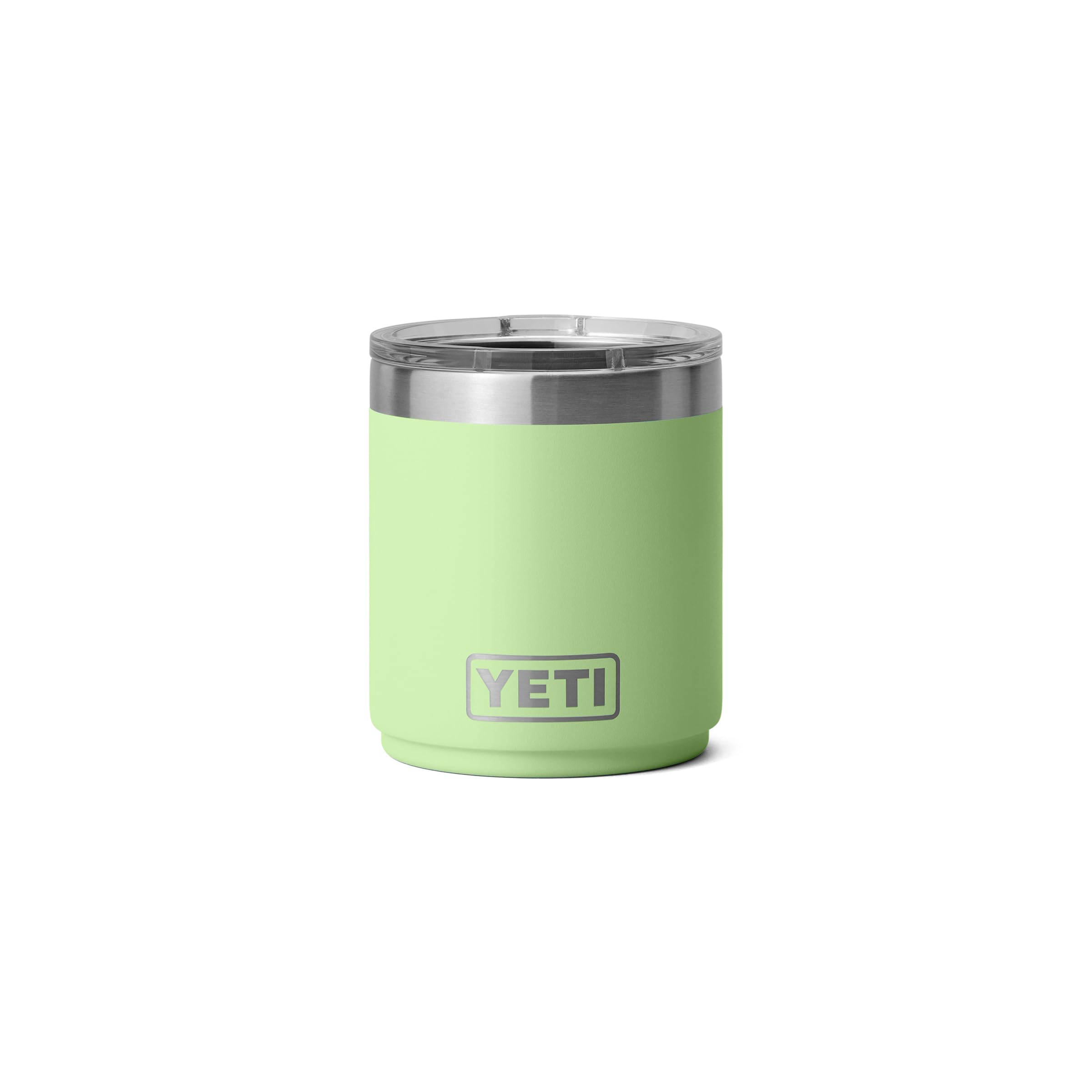 YETI Rambler 10 oz Stackable Lowball 2.0, Vacuum Insulated, Stainless Steel with MagSlider Lid, Key Lime