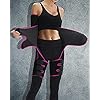 Reshe-4-in-1-High-Waist-Arm-and-Thigh-Wast-Trainer-for-Women-Sweat-Band-Waist-Trimmer-Plus-Size 4 In 1 High Waist Arm And Thigh Wast Trainer For Women, Sweat Band Waist Trimmer Plus Size Rose