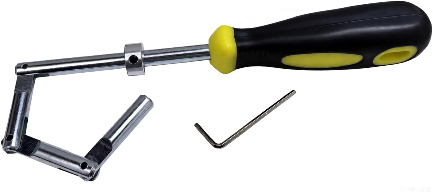 Emergency Drop Key Elevator Door Key 3link Dou Emergency Tool (2, Yellow)