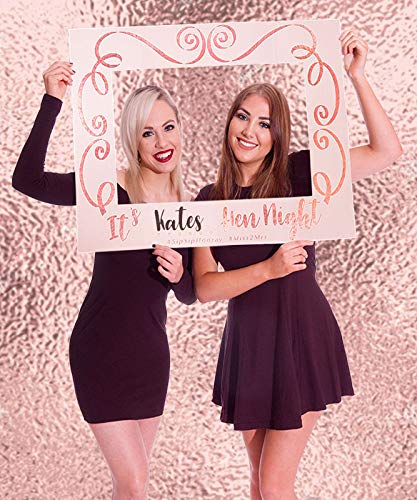 Alandra Party FRAME-RG Personalised Rose Gold Giant Size Hen Night Photo Frame