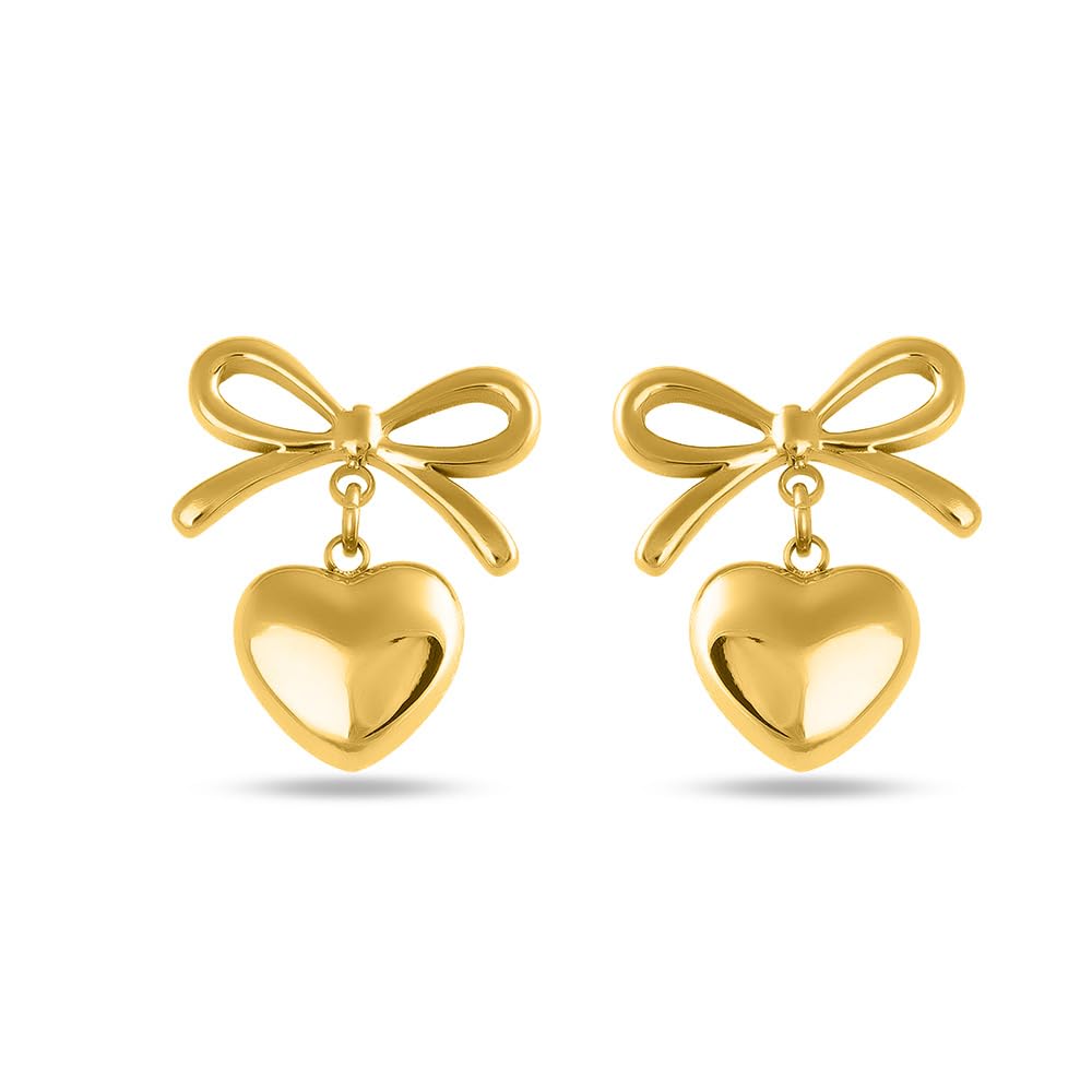 18k Gold Plated Wrapped With Love Earring for Women - Gift for Girls & Women | Waterproof & Anti-Tarnish Earrings-image-19