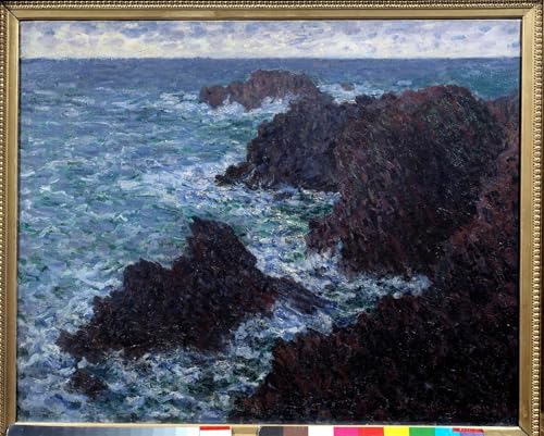 Tableau de Monet les Rochers pour créer une ambiance apaisante dans la maison