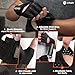 SIMARI Breathable Workout Gloves for Men Women, Padded Weight Lifting Gloves with Wrist Wraps Support, Full Palm Protection, Grip for Gym Training, Fitness, Weightlifting, Exercise Fingerless Black