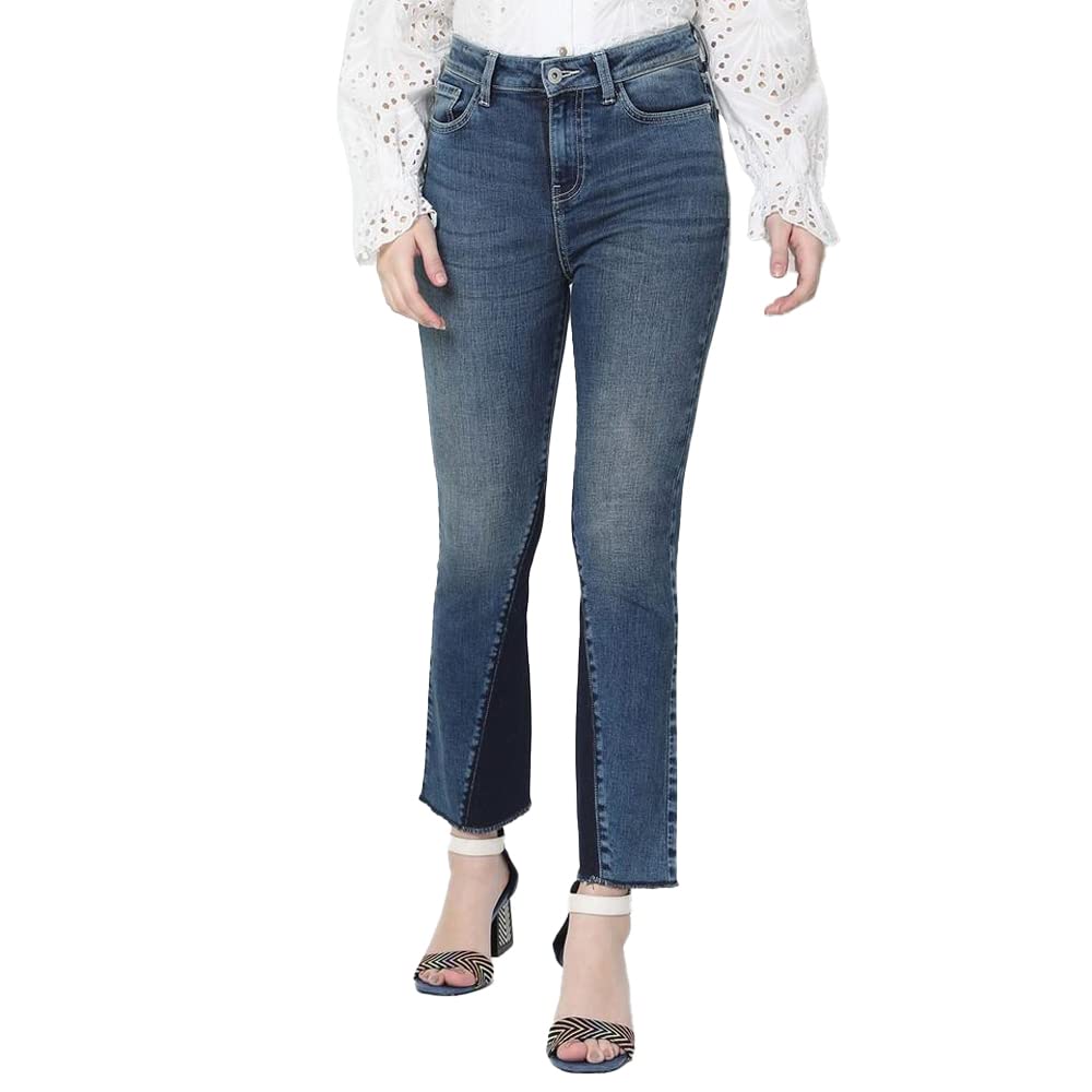 Vero Moda Women's High Rise Regular Jeans in neutral