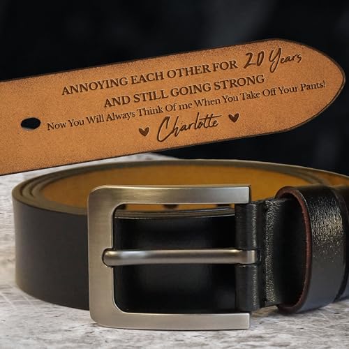 Personalized Annoying Each Other For Many Years Belt - Custom Engraved Leather For Husband, Father's Day Gift For Men, Husband2