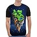 VOID Mine Tower Camiseta gráfica para Hombre T-Shirt All-Over Print Bloque Dado Cubo Videojuego, Talla:XL