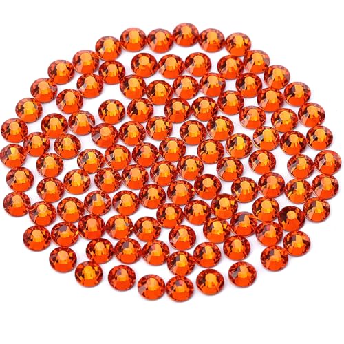 Image of Novani Rhinestones 288pcs Glass Rhinestones Crystal Flatback Gemstones for Crafts Nails Makeup Bags and Shoes Decoration(SS30, Hyacinth)