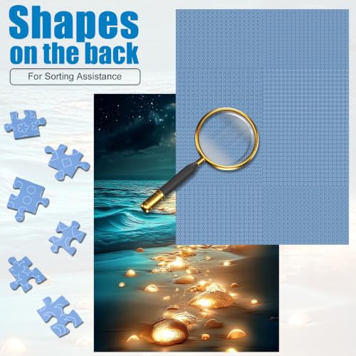 Moonlight Puzzles for Adults 500 Pieces, 20.5"x15" by KIDSU - Used condition - Image 4