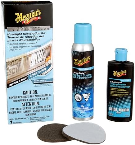 Meguiar's Two Step Headlight Restoration Kit - G2970C