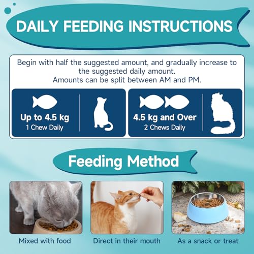 Woyamay Flea and Tick Prevention for Cats, Chewable Flea Treatment for Cats | Natural Cat Flea and Tick Treatment Chews, Daily Oral Cat Flea Treatment, Flea Prevention for Cats, Chicken Flavor, 200 Chews - Image 5