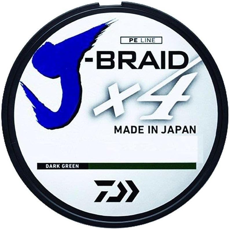 DAIWA - DAIWA J BRAID X4 0,15MM 270MT DARK GREEN (VERDE SCURO)