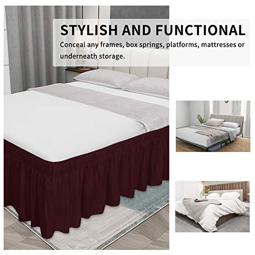 Faldón de cama matrimonial e individual ajustable Easy-Going cubrecolchón elástico cómodo 5