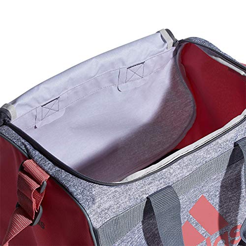 adidas Diablo Small Duffel Bag, Jersey Grey/Hazy Rose/Grey, One Size