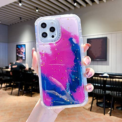 Coque iPhone 11 aquarelle feuille d'or accessoire de mode pour soirée