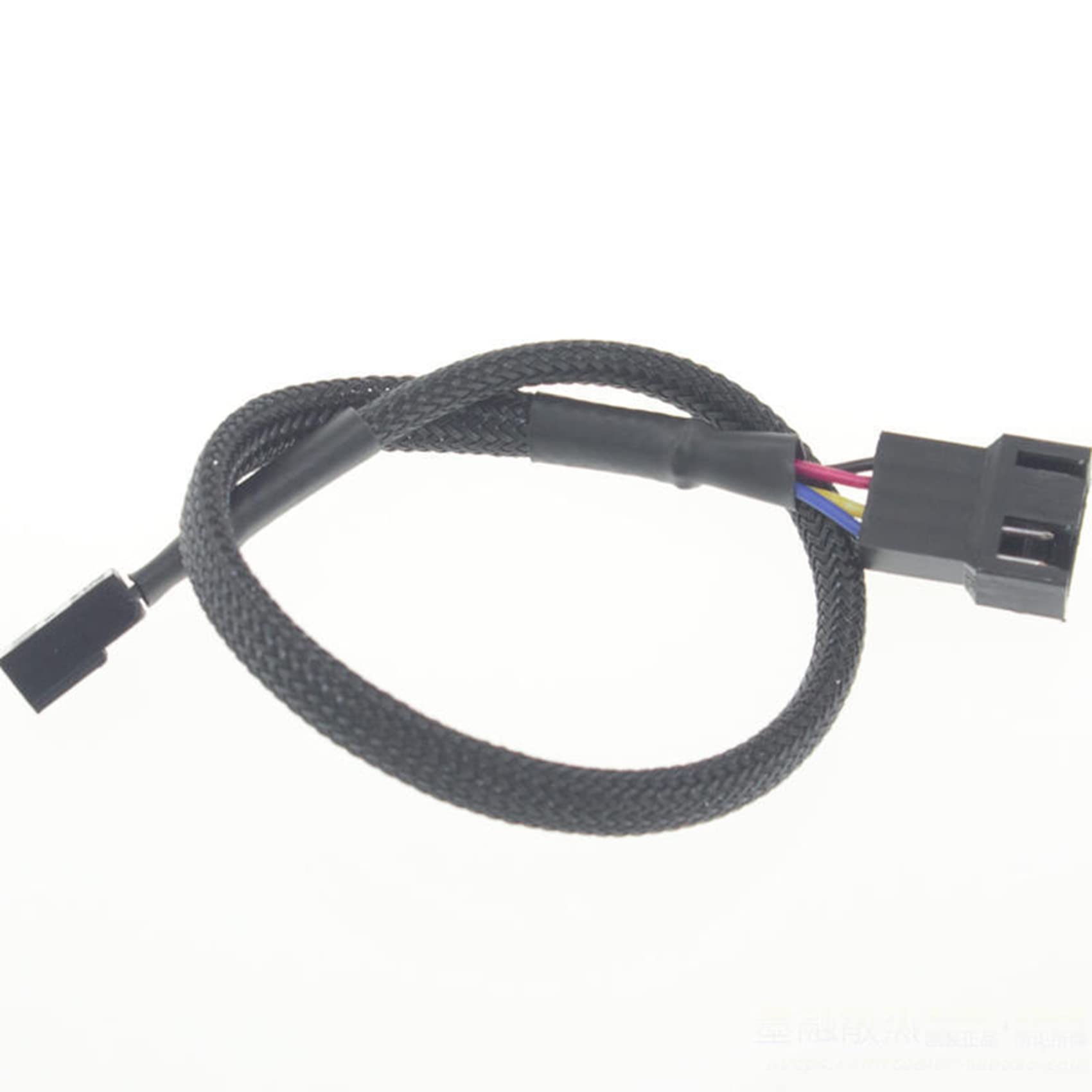 4 Cavi Prolunga PWM 4Pin Per Ventole PC - Maschio/Femmina, 42 Cm, Neri