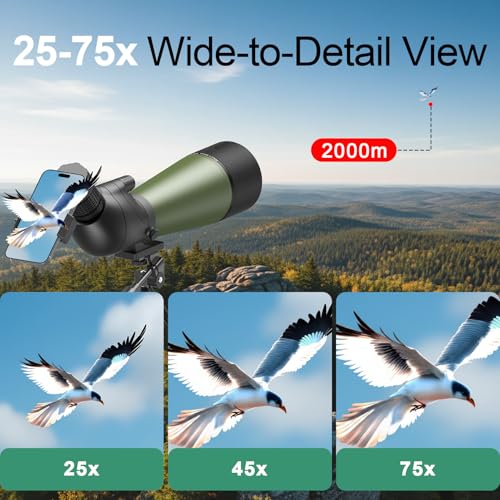 High Definition Spotting Scope with Tripod