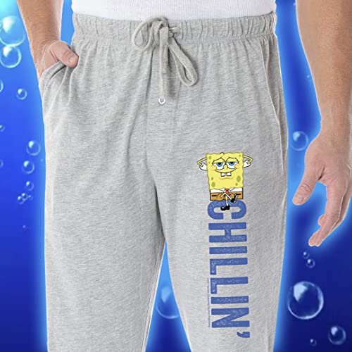 Nickelodeon Men's Spongebob Squarepants Chillin' Loungewear Sleep Bottoms Pajama Pants3