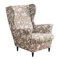 Copripoltrona 2 Pezzi Con Orecchie - Fodera Elastica Per Poltrone A Orecchioni - Foto 6