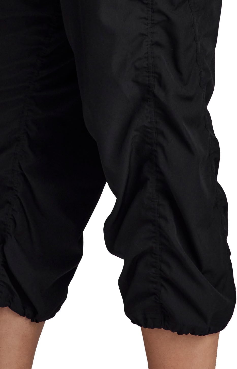 RBX Active Women's Plus Size Fashion Lightweight Woven Body Skimming Drawstring Capri Pant