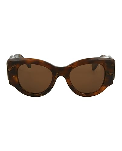 Balenciaga Womens Sunglasses – Luxury Fashion Accessory with UV Protection – Iconic Style and Superior Craftsmanship - Brown-bb0070s-30008288-007