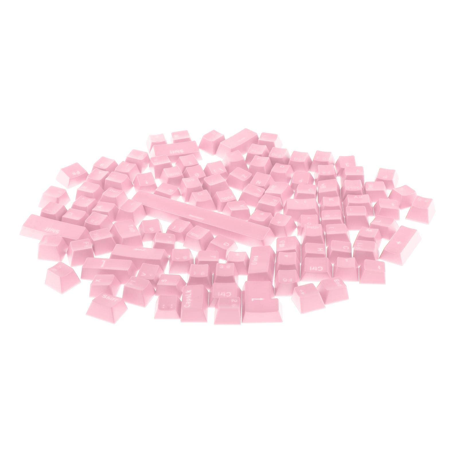 108-Key ABS Translucent Keycaps Key Cap for Mechanical Keyboard Pink-image-35