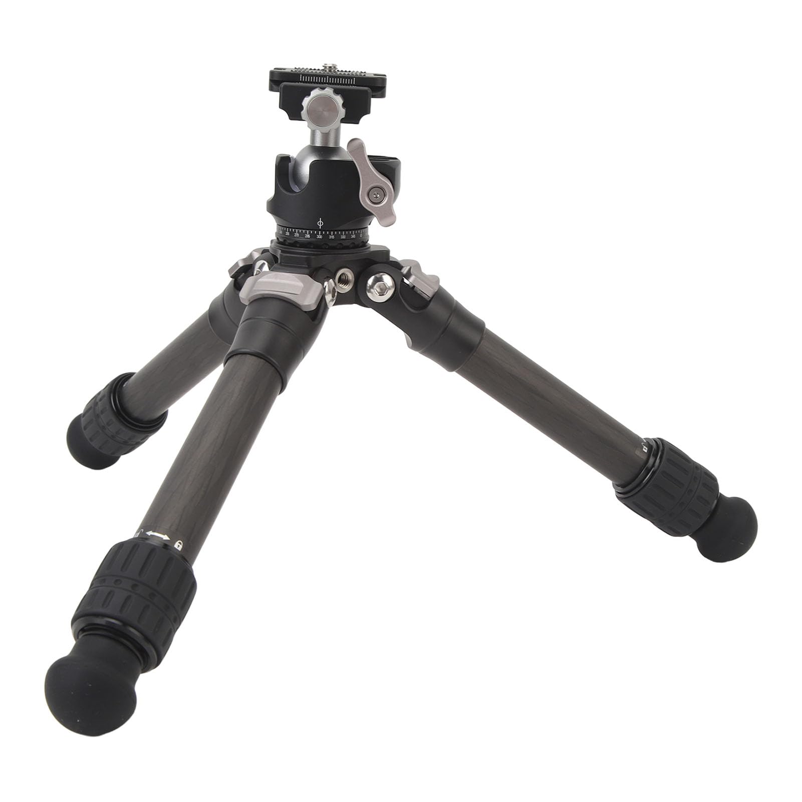 Mini Trípode para Cámara, Mini Trípode para Cámara, Plataforma De Ajuste De Múltiples ángulos Portátil De Fibra De Carbono, Soporte De Montaje para Trípode para Cámaras DSLR