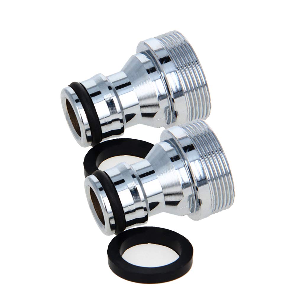 Othmro Garden Lawn Water Hose Quick Connectors Faucet Tap Adapters 16mmx20mm 2pcs
