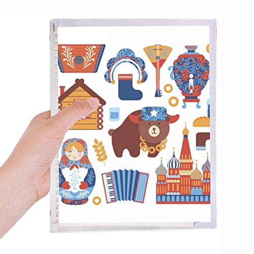 Carnet de notes rechargeable motif Russie aux finitions premium