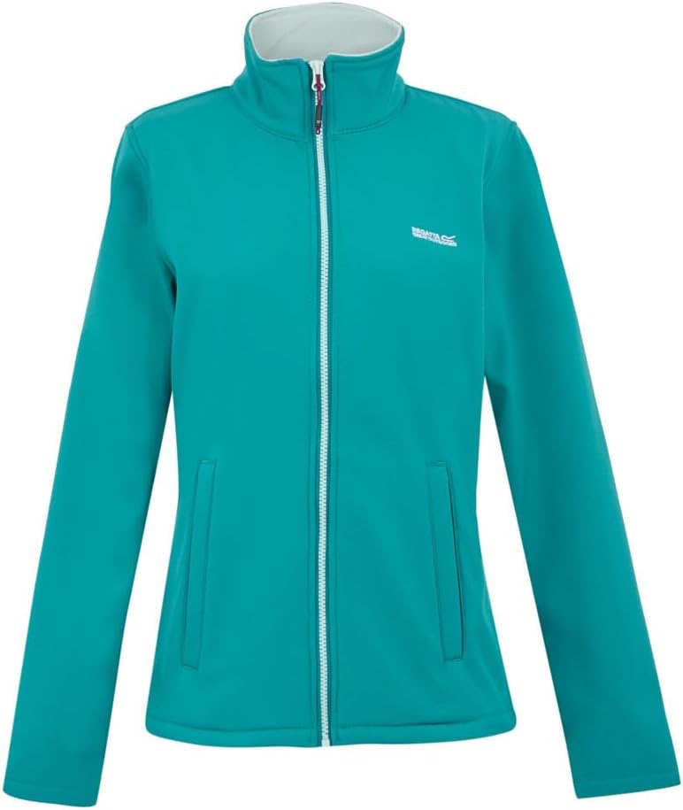 Regatta Womens/Ladies Connie V Softshell Walking Jacket (16 US) (Exotic Plume/Icy Morn)