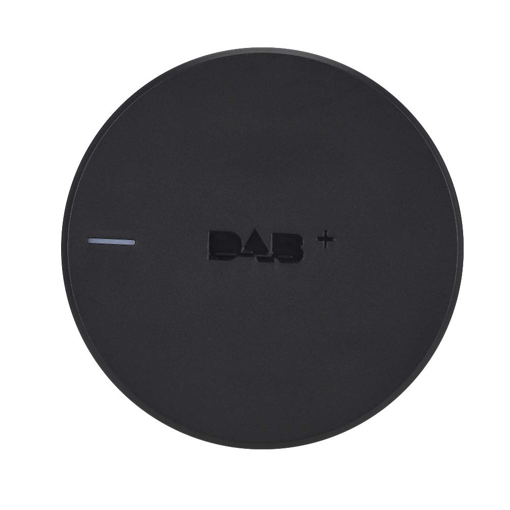 Lazmin112 Receptor de Antena de Radio USB Dab +, Adaptador portátil Receptor de Radio de Coche Digital con Antena amplificada para Android 5.1 o Posterior dedicado