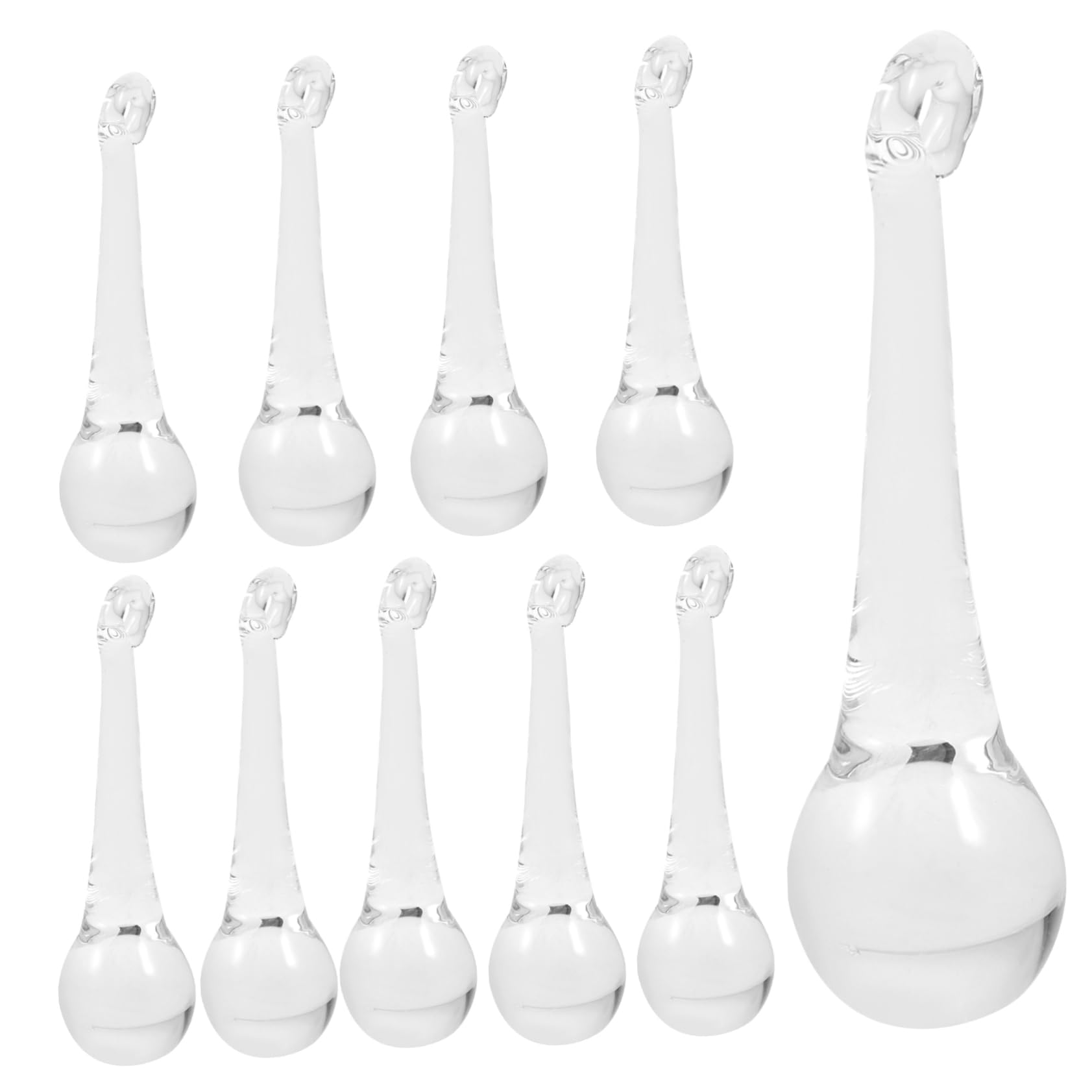 VICASKY Gorgeous Light Chandelier 10pcs Crystal Pendants Wedding Crystal Pendant for Home Decor