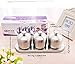 TENTA KITCHEN TENT 18/8 Stainless Steel Seasoning Containers Set Spice Jar Spice Rack Condiment Cruet Bottle Salt Pepper Sugar Storage Organizers with 3 Serving Spoons And Non-slip Base