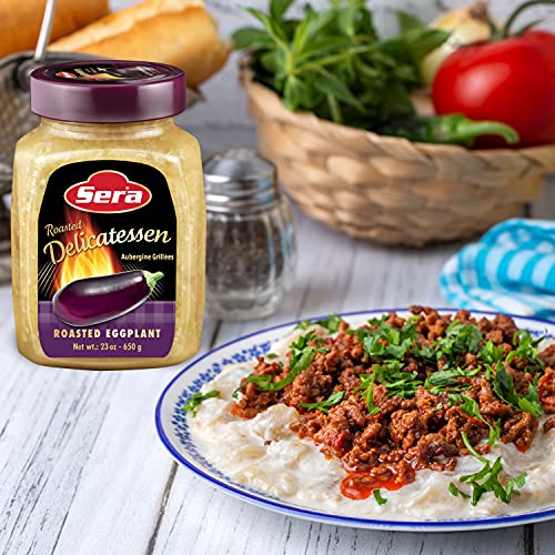 Sera Roasted Delicatessen Roasted Eggplant 23 Oz | Ready to Serve Precooked Eggplant | Smokey Flavor | Perfect for Grilling, Vegetables, Meats, Sandwiches! | Kosher (2 PACK) - Thumbnail 7