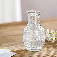 Amazon.co.jp: YJFFQ 花瓶 フラワーベース ガラス瓶 ガラス