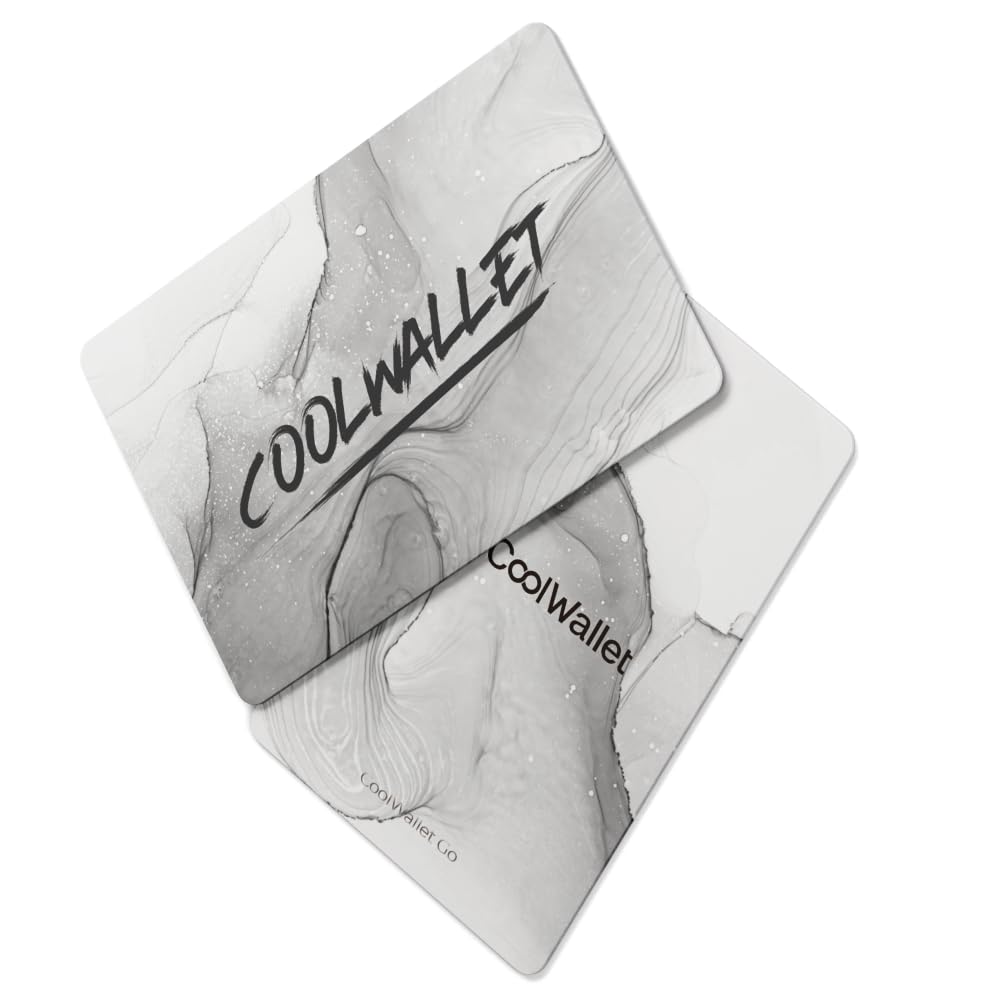 CoolWallet Go-NFC Crypto Wallet, stockage froid sans batterie pour Bitcoin et Ethereum, blanc, Coolwallet Go