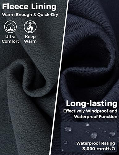 wantdo Unisex Waterproof Swim Parka Long Swim Cover Up Swim Coat for Adult and Youth4