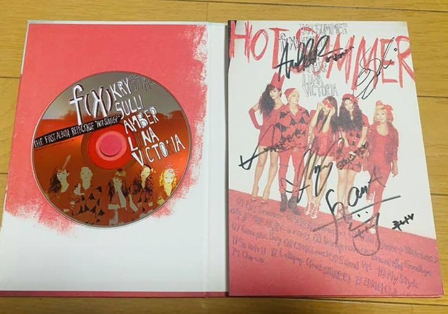f(x) hot summer 直筆サイン f(x) hot summer 直筆サイン