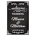 Welcome to Our Wedding, Custom Wedding Sign, Wedding Welcome Sign, Chalkboard Sign, Wedding Party Signs, Handmade Party Supply, Custom Banner and Sign