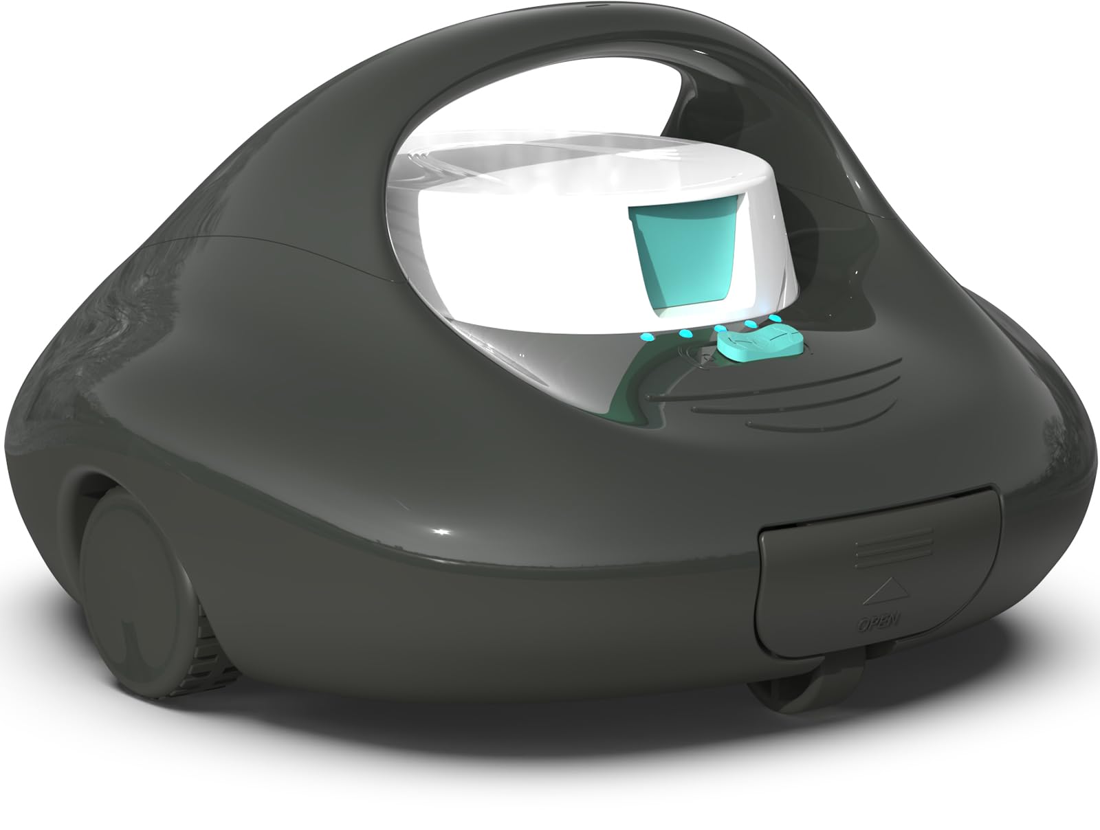 Robot Piscina,Doble Motor, Carga en 2.5h,Negro Verde