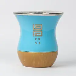 Cuia Chimarrão 200ml Azul Black Erva