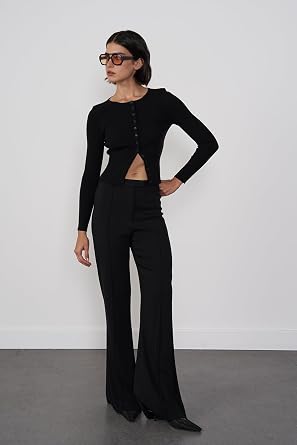 Button Knitwear Blouse