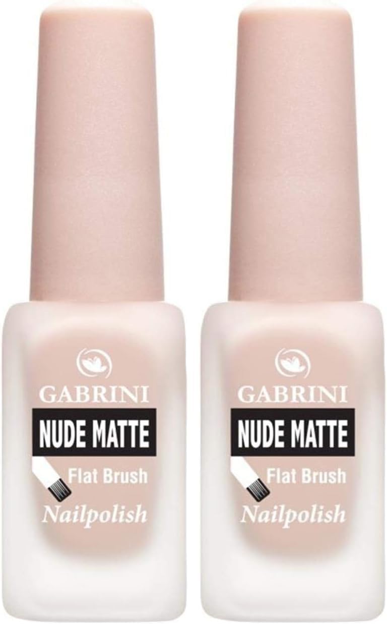 Gabrini Nude Matte Nail Polish 1 1 Paket (1 x 1 Adet) 2li paket